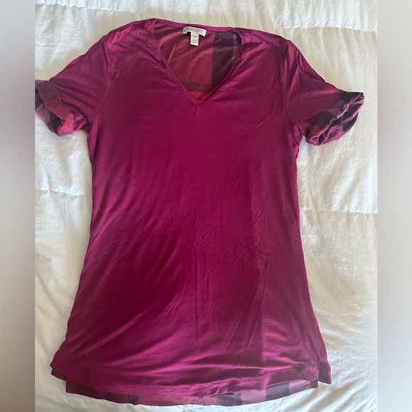 Burberry designer reversible women tee - Picture 3 of 4